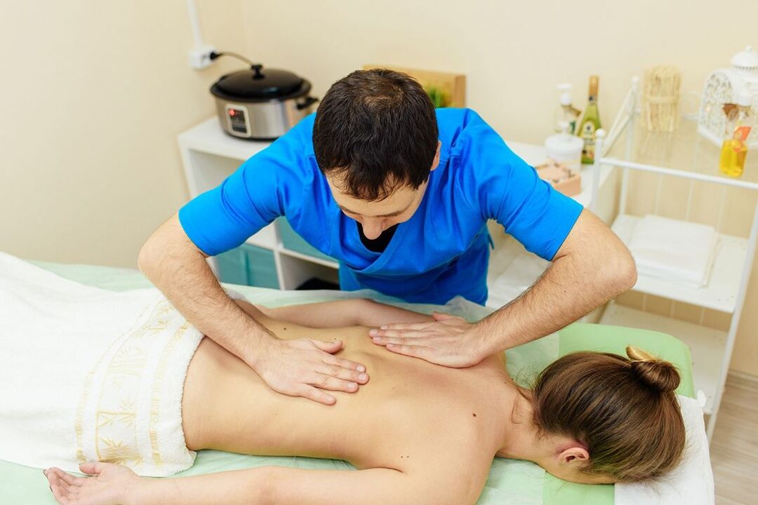 massage with a specialist