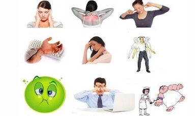 Signs and symptoms of cervical osteochondorosis