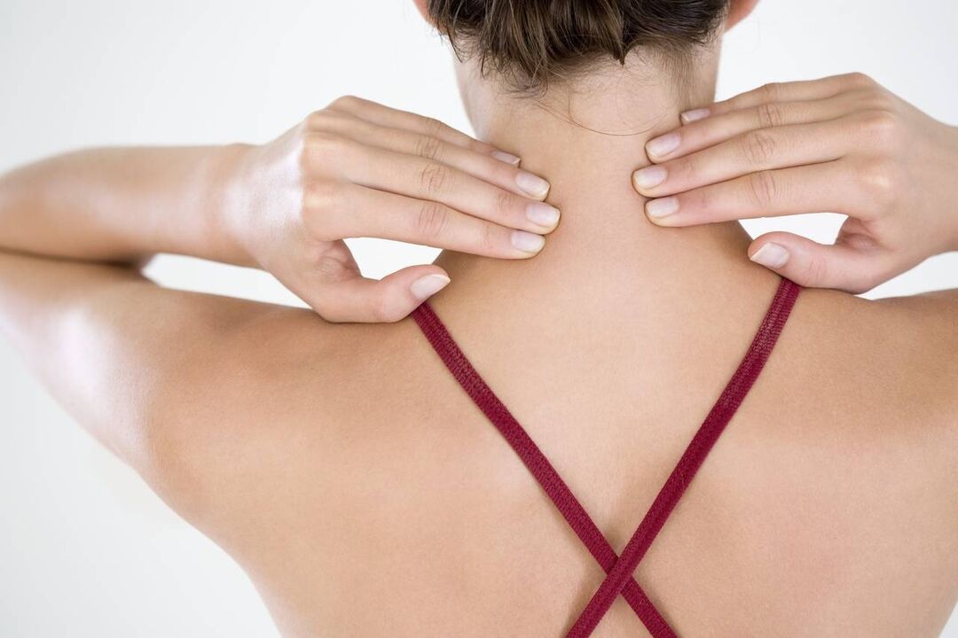 neck self-massage in osteochondrosis